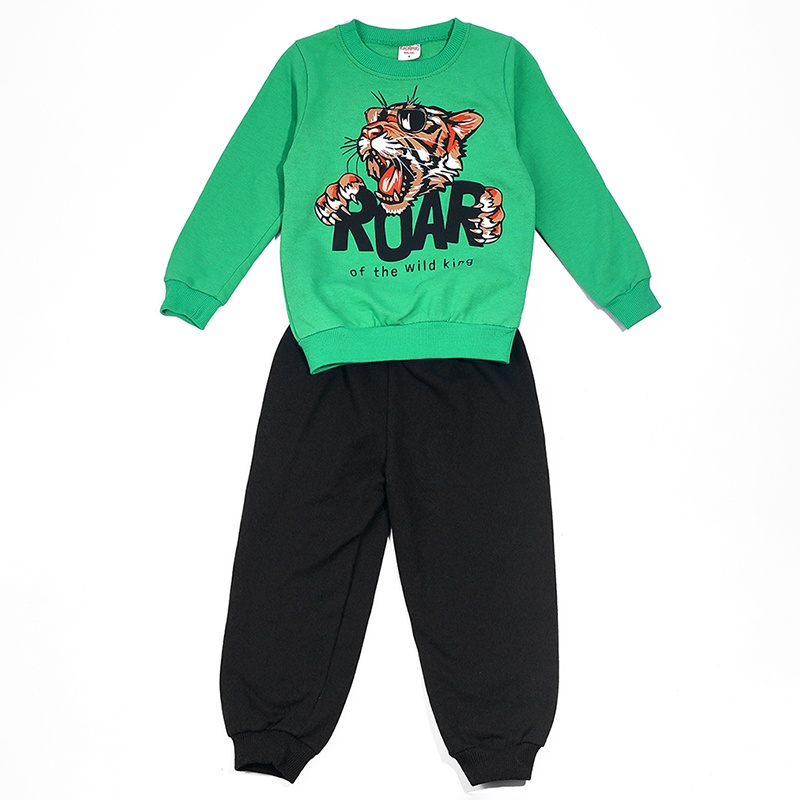 фото Костюм спортивный baziator тигр, зеленый, 110