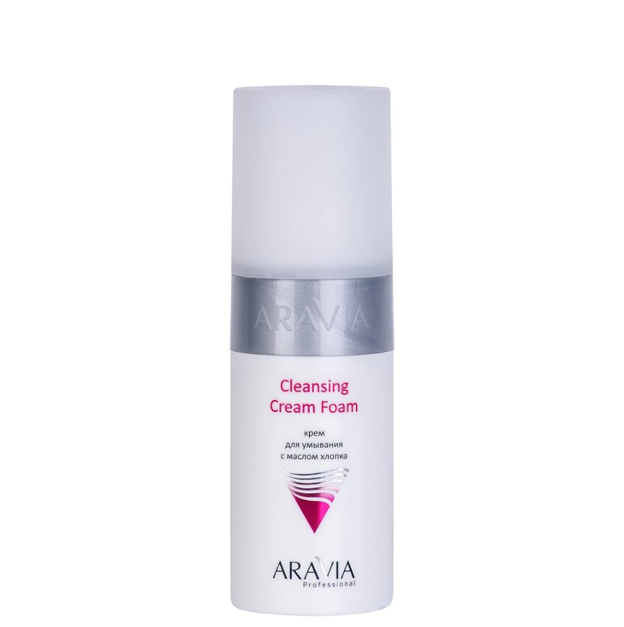 

Крем для умывания Aravia Professional Cleansing Crem Foam с маслом хлопка 150 мл, 9107