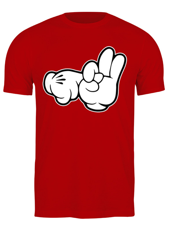 

Футболка мужская Printio Hand design 2871687 красная S, Красный, Hand design 2871687