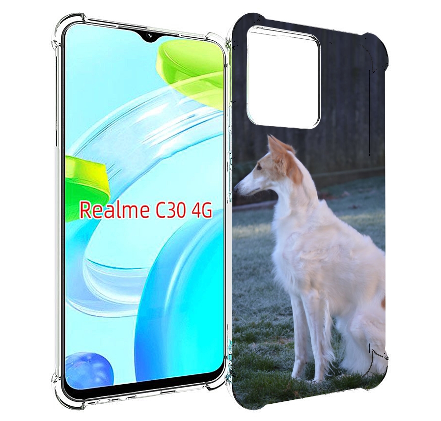 

Чехол MyPads русская псовая борзая для Realme C30 4G / Narzo 50i Prime, Прозрачный, Tocco