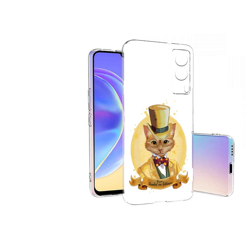 

Чехол MyPads Tocco для Vivo V21E кот юрист (PT161736.380.401), Прозрачный, Tocco