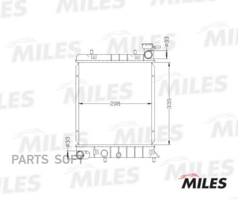 

MILES ACRB007 Радиатор MILES ACRB007 HYUNDAI ACCENT 1.5/1.6 00-