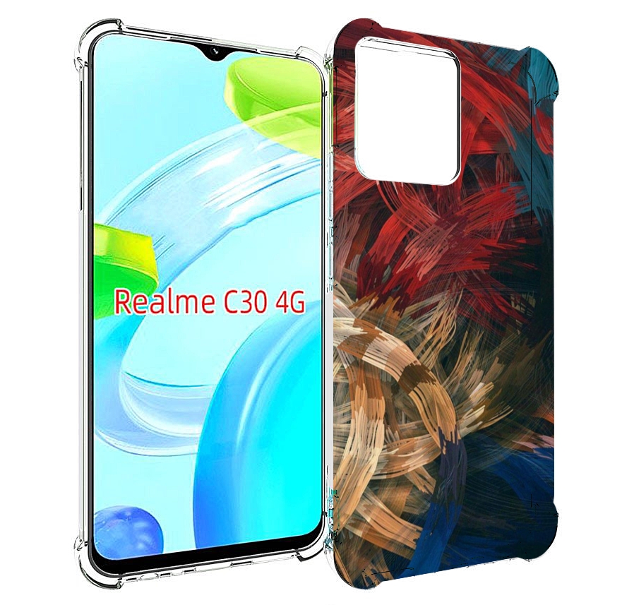 

Чехол MyPads раскрашенная медь для Realme C30 4G / Narzo 50i Prime, Прозрачный, Tocco