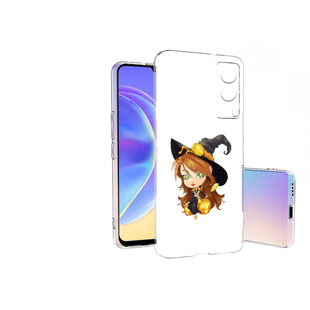 

Чехол MyPads Tocco для Vivo V21E Ведьмочка (PT161736.380.40), Прозрачный, Tocco