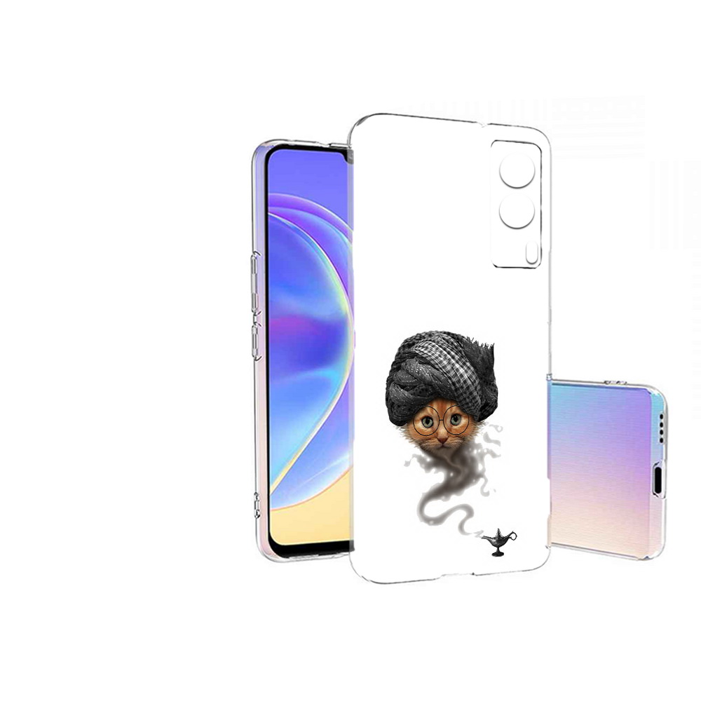 

Чехол MyPads Tocco для Vivo V21E кот джин (PT161736.380.398), Прозрачный, Tocco