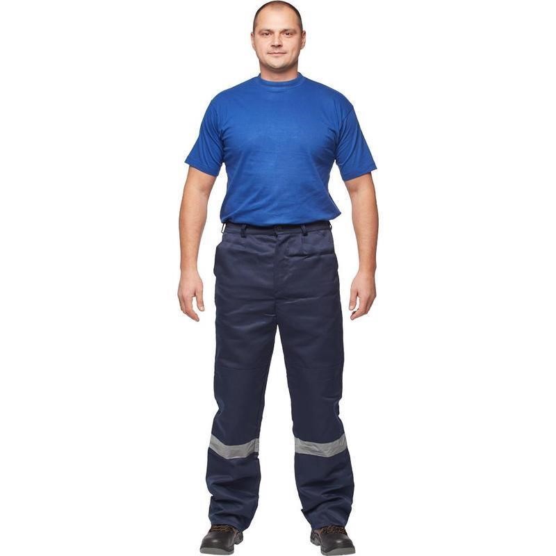 

Брюки рабочие NoBrand 785195-K синий 44-46, 182-188