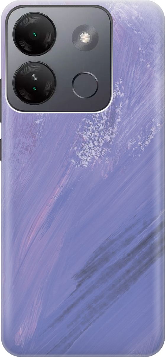 

Силиконовый чехол на Infinix Smart 7 HD "Сиреневые мазки", Серый;фиолетовый, 159428