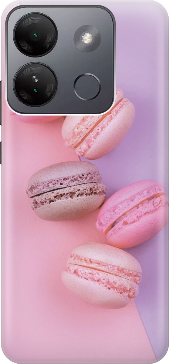 

Силиконовый чехол на Infinix Smart 7 HD "Розовые макаруны", Розовый;фиолетовый, 159425