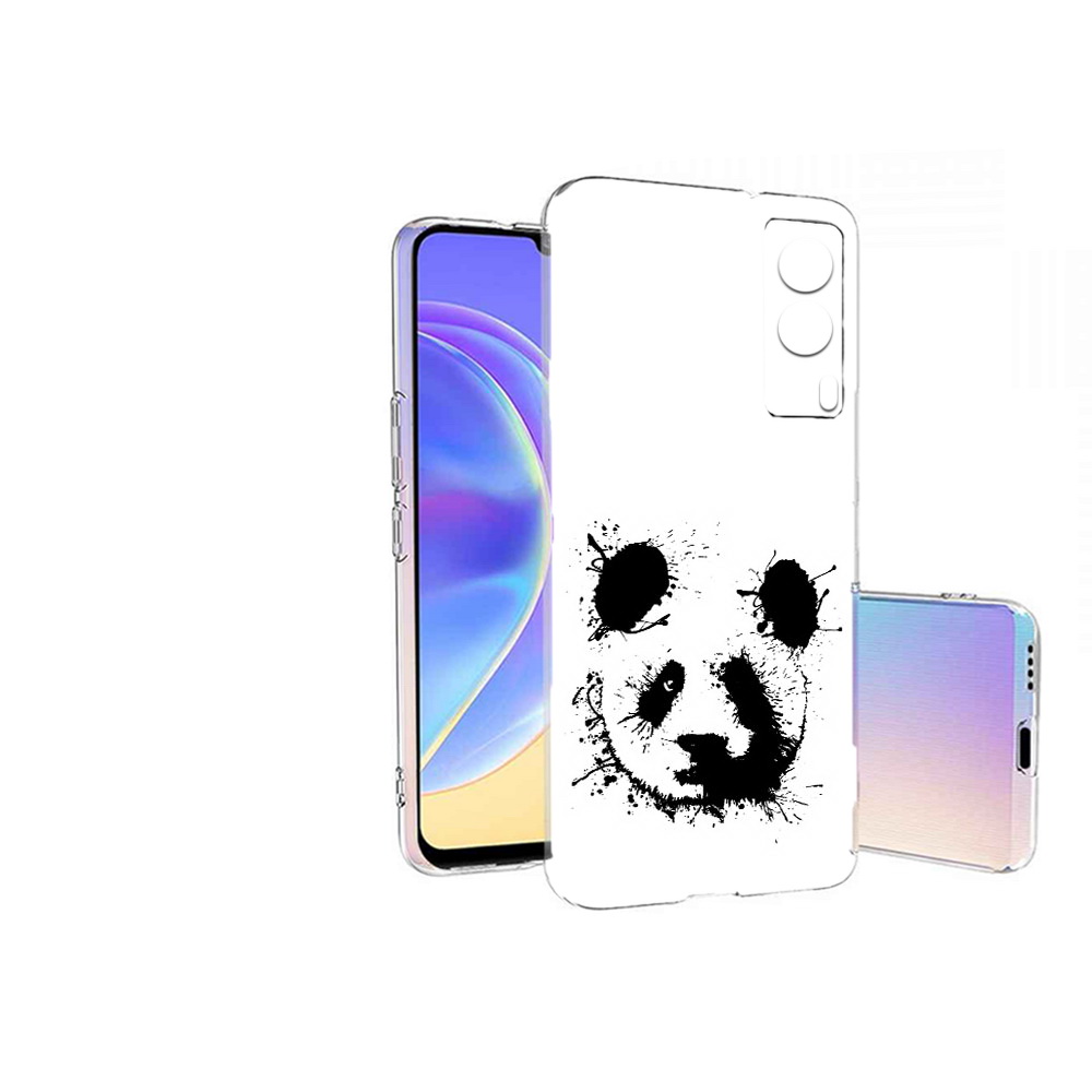 

Чехол MyPads Tocco для Vivo V21E клякса-панда (PT161736.380.389), Прозрачный, Tocco