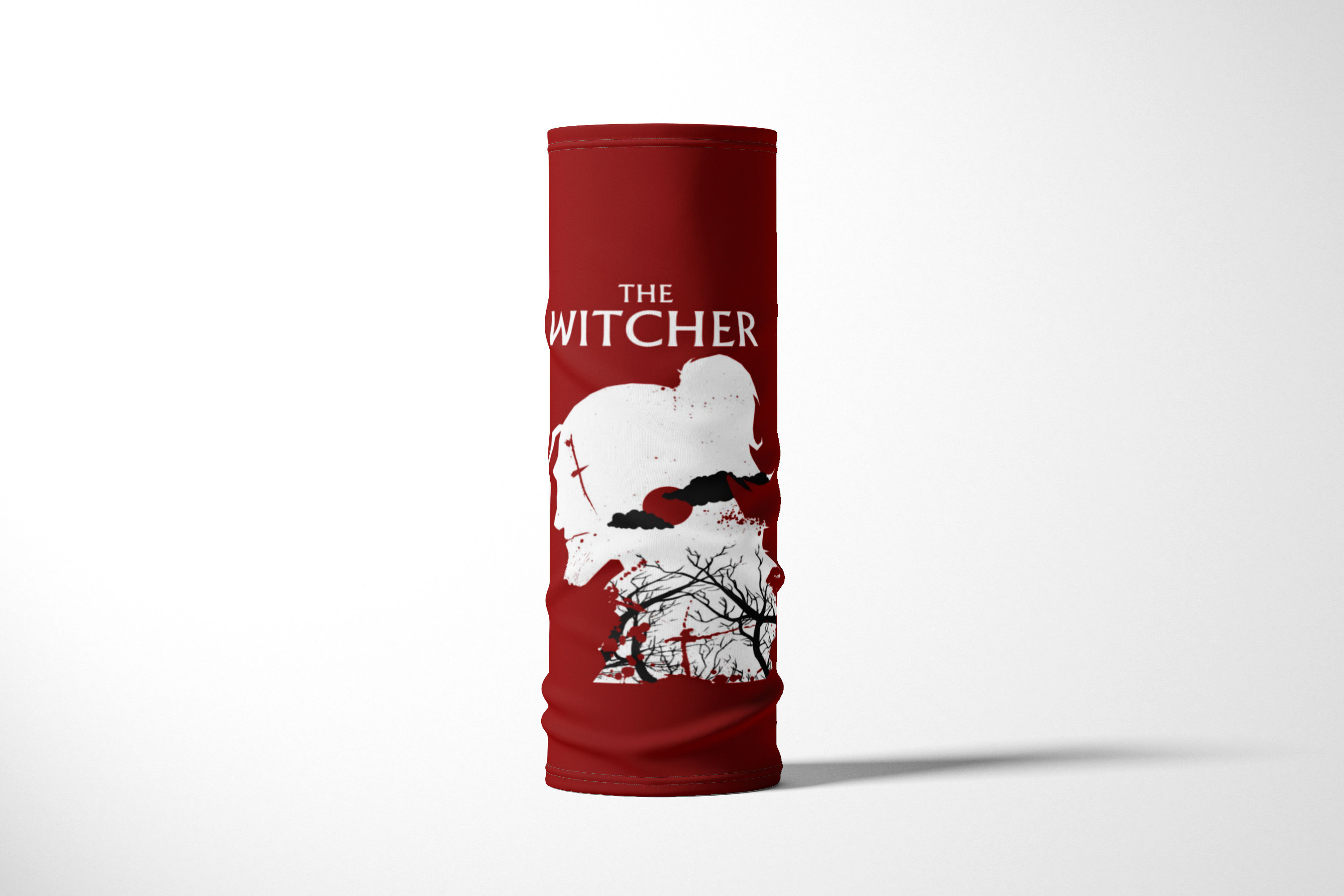 

Бандана / Бафф / Снуд-трансформер / Геймерам / The Witcher, Красный;белый, BBuffVM_VM1741075