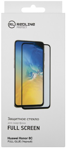 

Защитное стекло Red Line для Honor 8C Black, Honor 8C черный