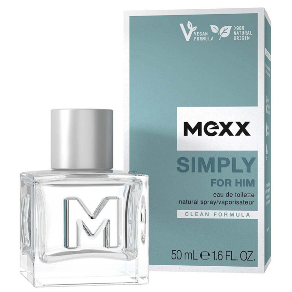 Туалетная вода Мужская Mexx Simply For Him 50мл свитшот mexx