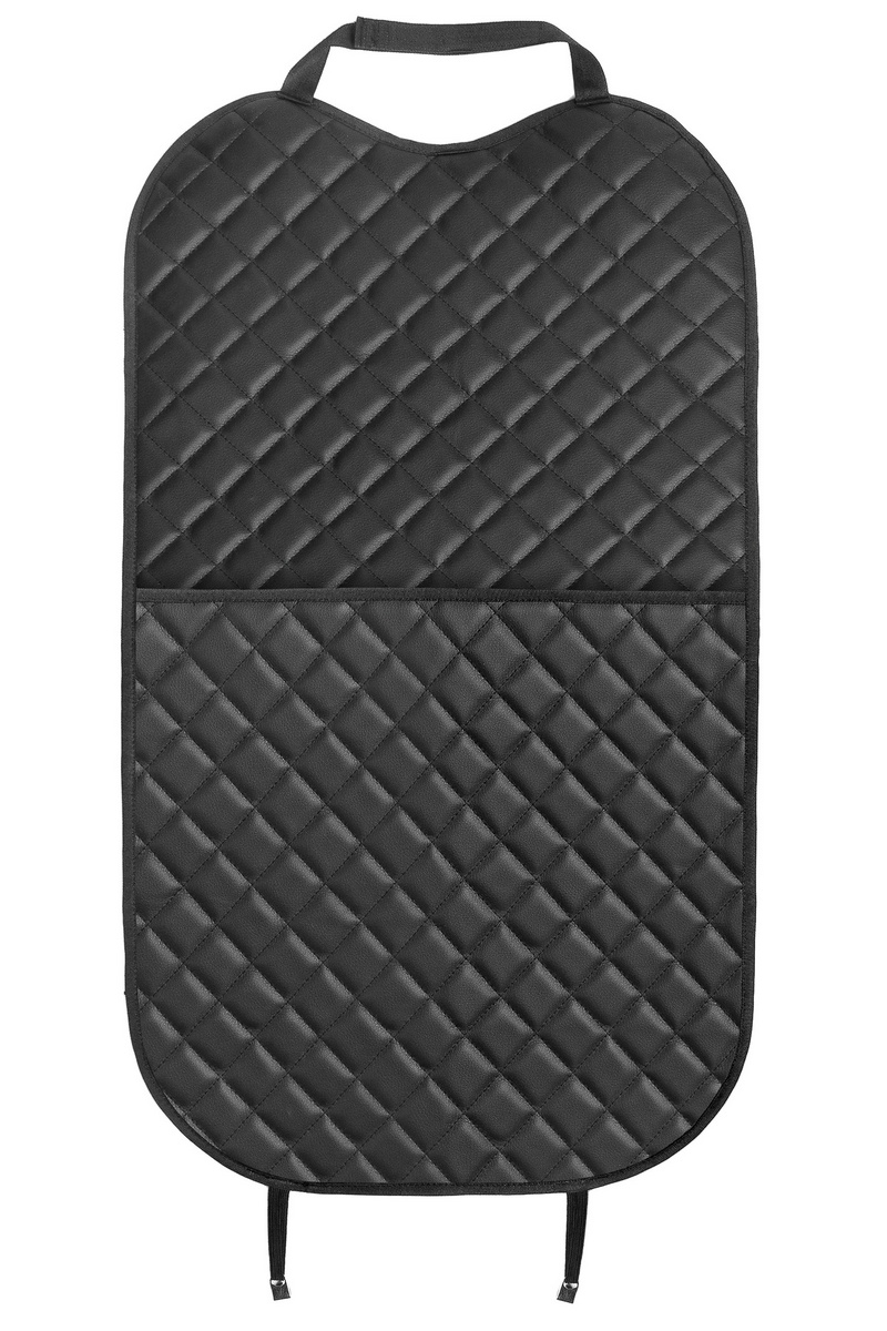 Накидка на сиденья Autoflex с карманами, 69х42 см, экокожа, AutoFlex, 91031