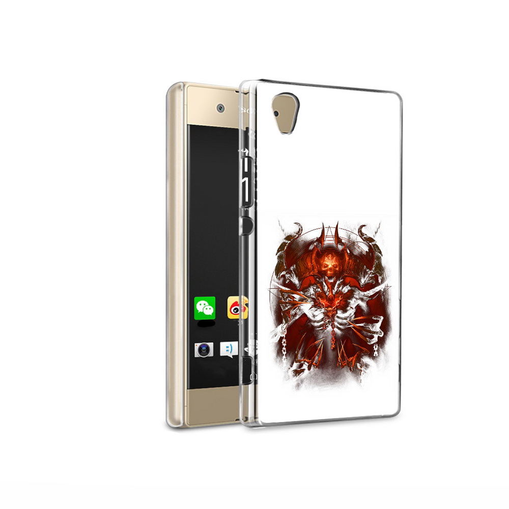 

Чехол MyPads Tocco для Sony Xperia XA1 Ultra яркий демон (PT67027.252.708), Прозрачный, Tocco
