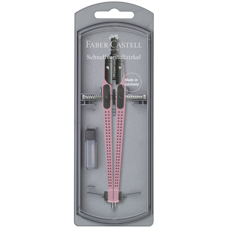 

Faber-Castell "Grip", дымчато-розовый, грифели, пластиковый футляр