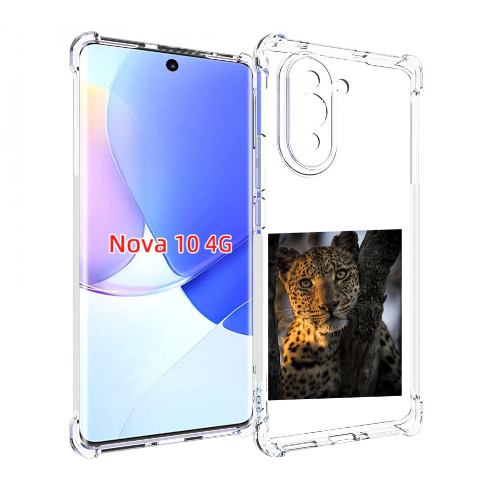 

Чехол MyPads Леопард для Huawei Nova 10, Прозрачный, Tocco