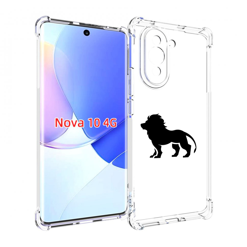 

Чехол MyPads Лев для Huawei Nova 10, Прозрачный, Tocco