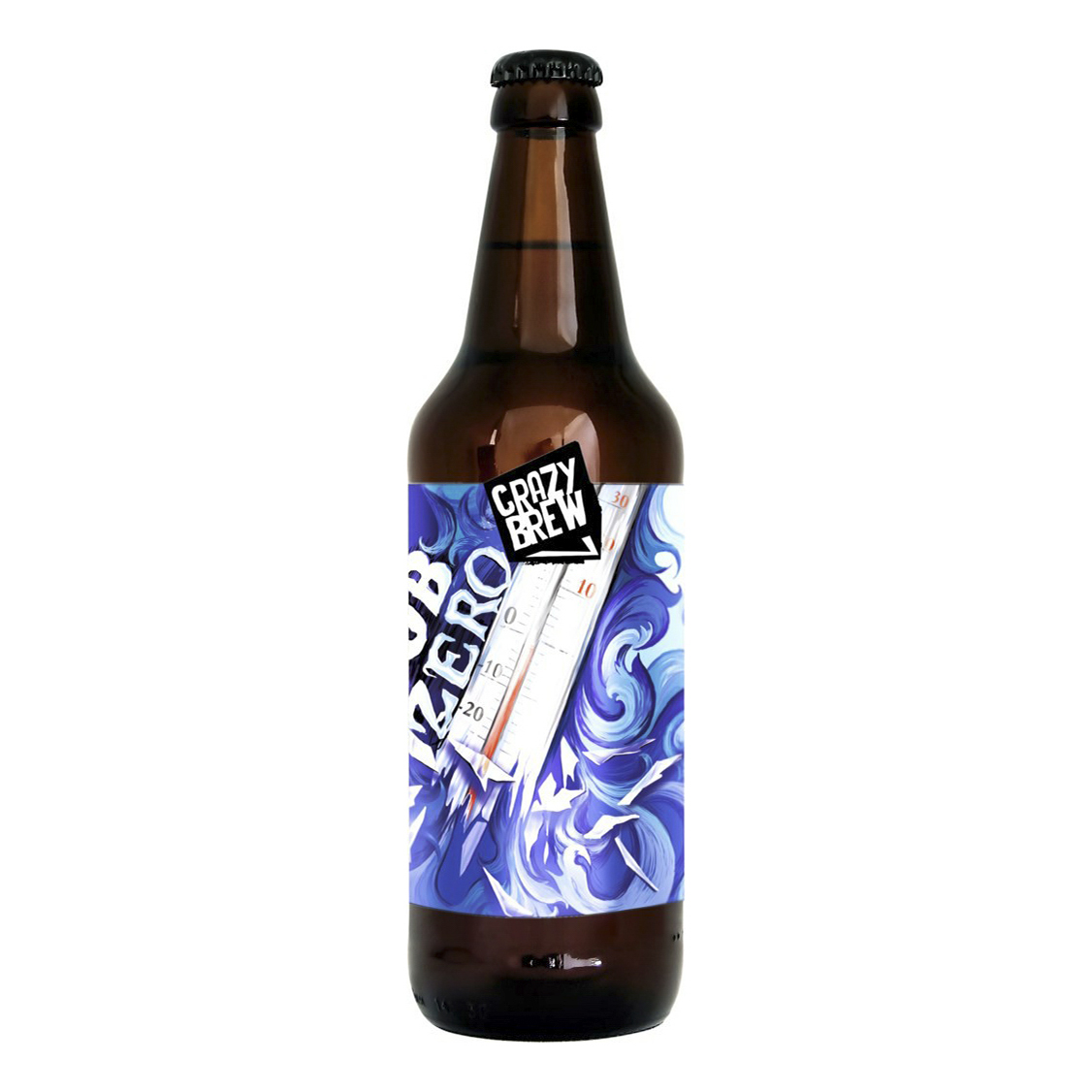 

Пиво безалкогольное Crazy Brew Sub Zero Ниже нуля 0,5 л