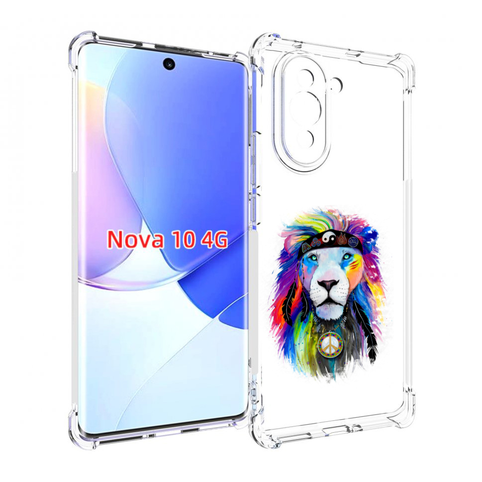 

Чехол MyPads Лев 3 для Huawei Nova 10, Прозрачный, Tocco