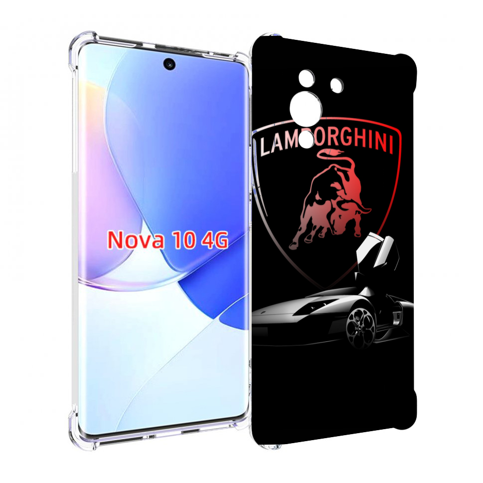 

Чехол MyPads Ламборгини-black мужской для Huawei Nova 10, Прозрачный, Tocco