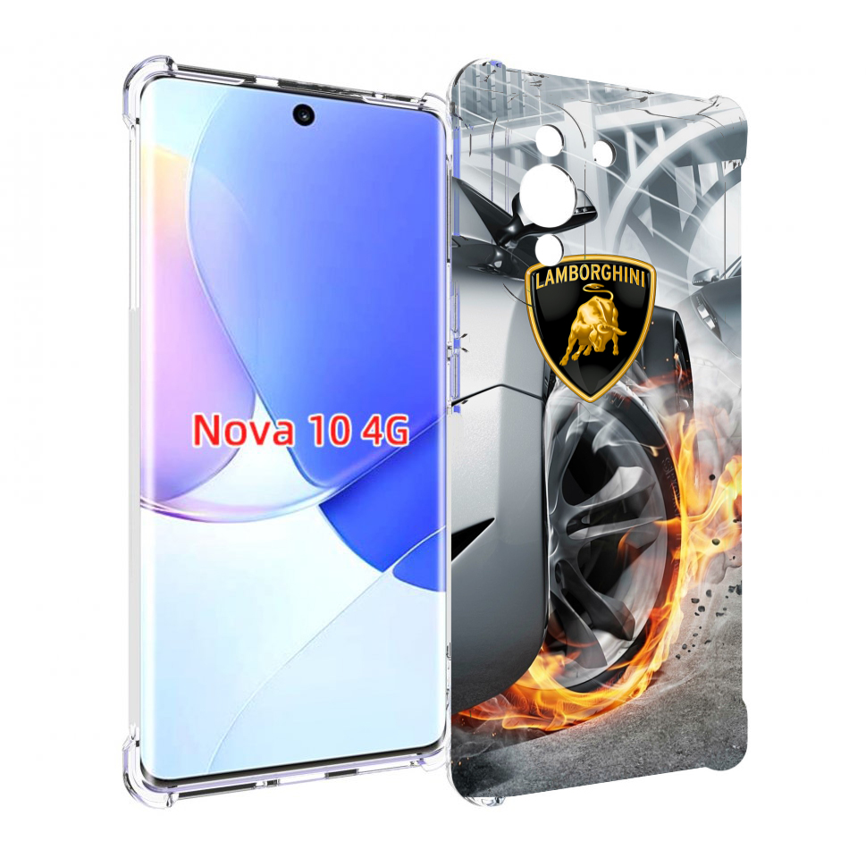 

Чехол MyPads Ламборгини мужской для Huawei Nova 10, Прозрачный, Tocco