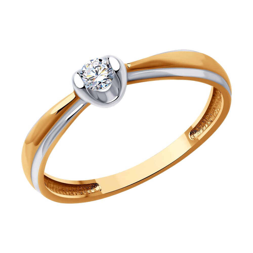 

Кольцо из красного золота с бриллиантом р. 16,5 Diamant 51-210-01778-1, 51-210-01778-1