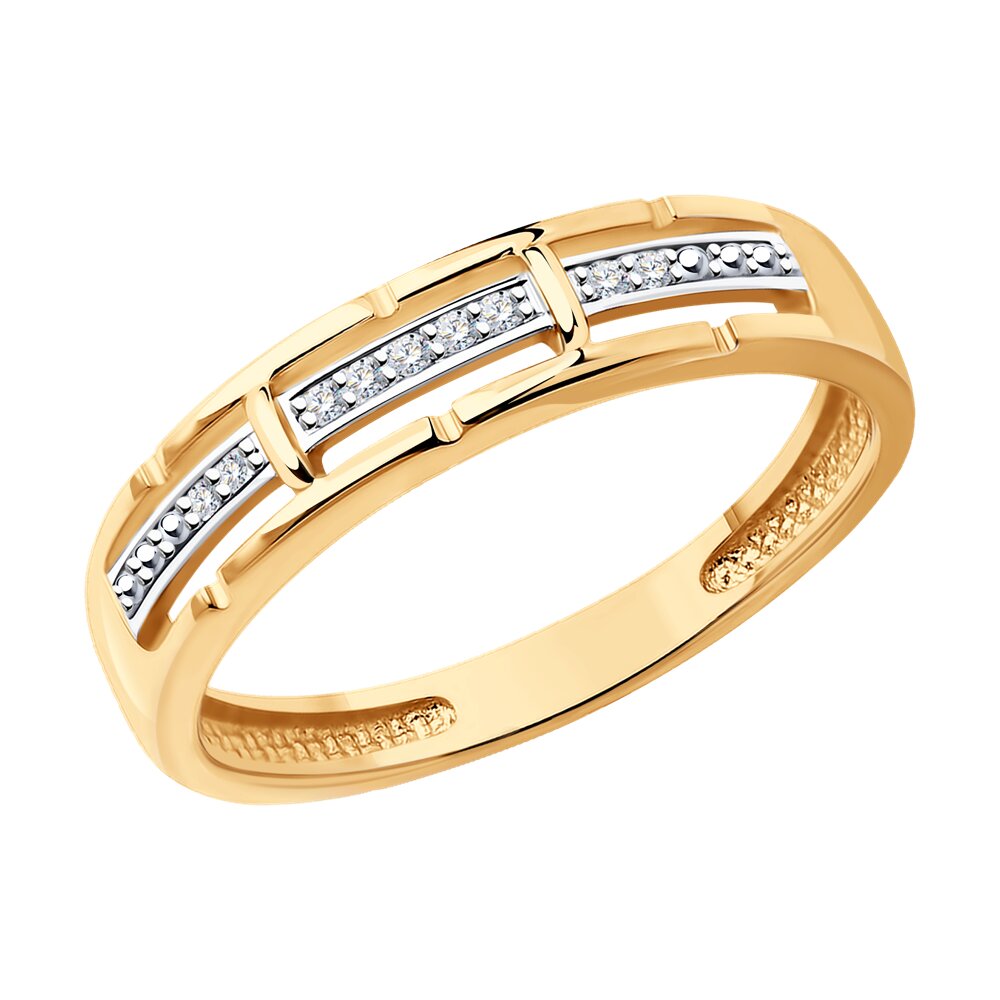 

Кольцо из красного золота с бриллиантом р. 18,5 Diamant 51-210-01695-1, 51-210-01695-1