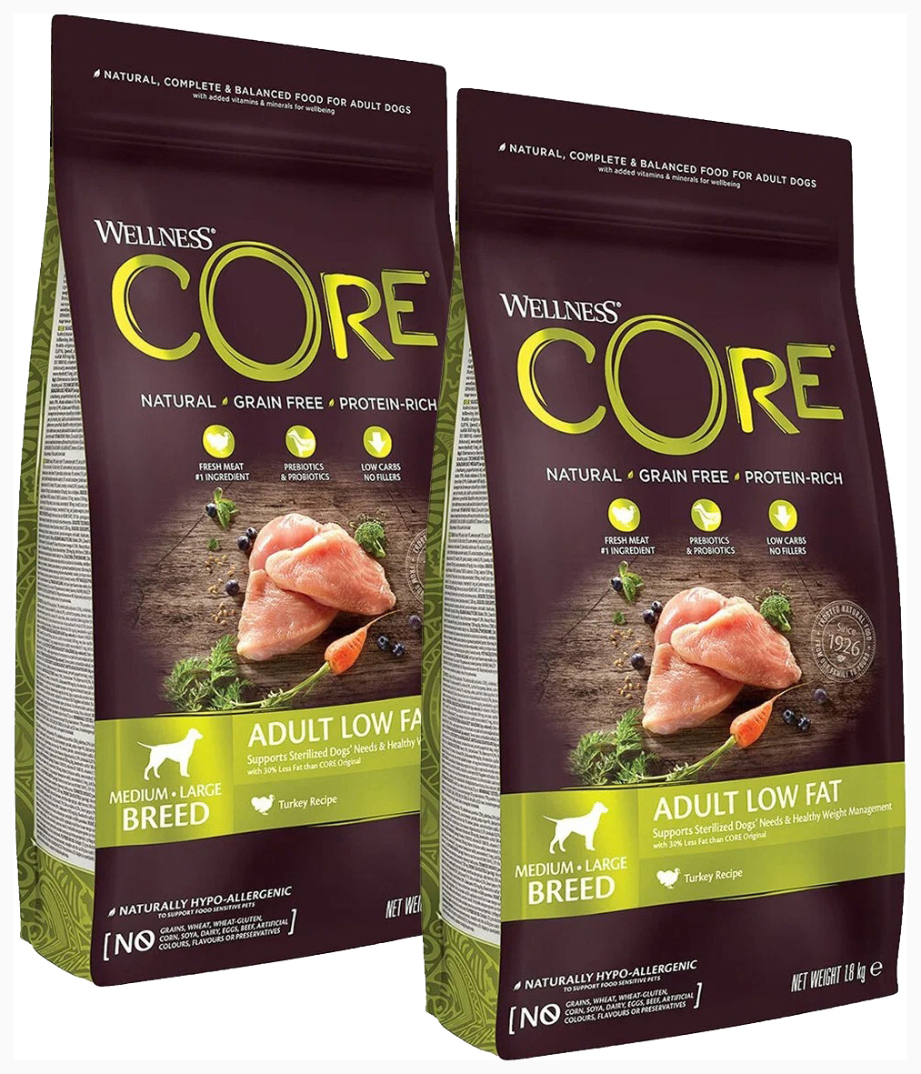 

CORE CORE HEALTHY WEIGHT DOG ADULT беззерновой диетический для взрослых собак всех пород с