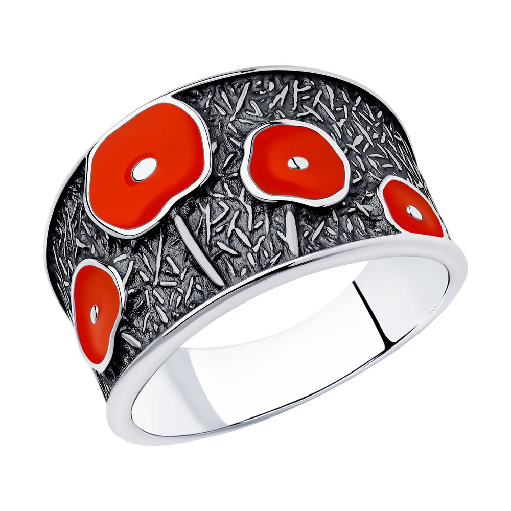 

Кольцо из серебра с эмалью р. 19 Diamant 95-110-00377-1, 95-110-00377-1