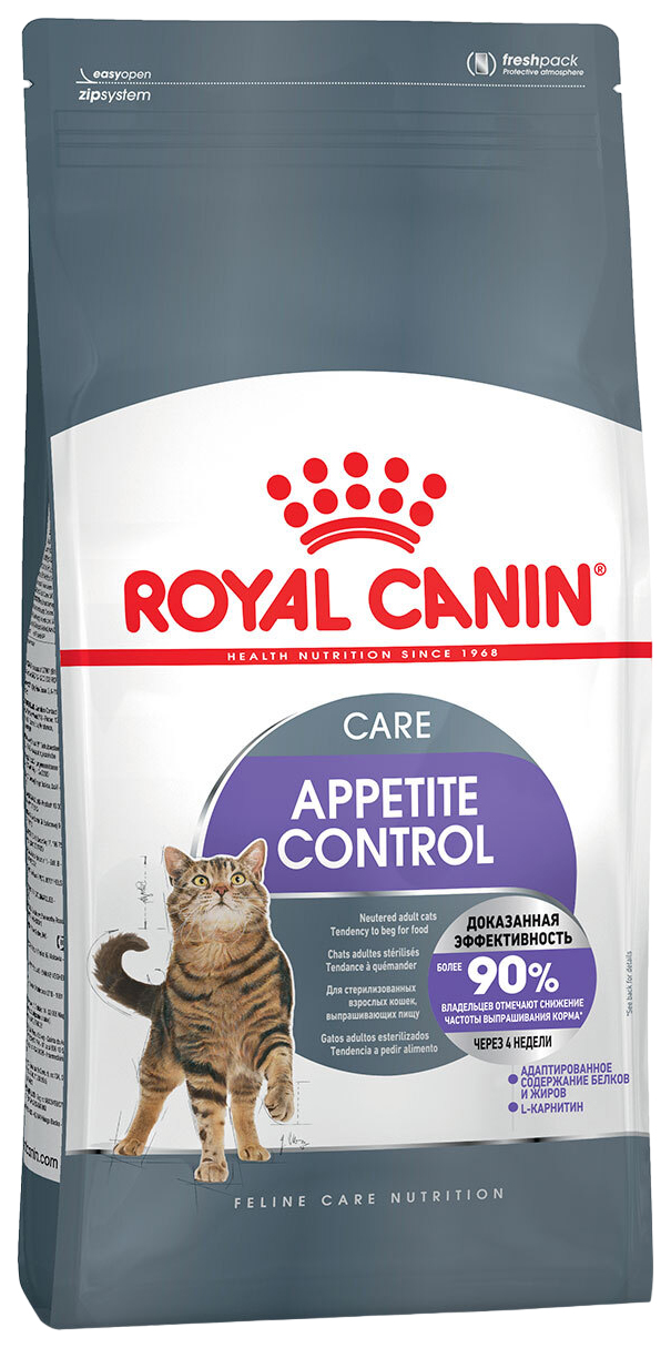 

ROYAL CANIN ROYAL CANIN APPETITE CONTROL CARE диетический для взрослых кошек контроль выпр