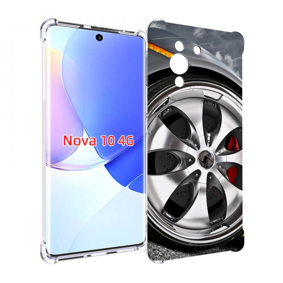 

Чехол MyPads Колесо мужской для Huawei Nova 10, Прозрачный, Tocco