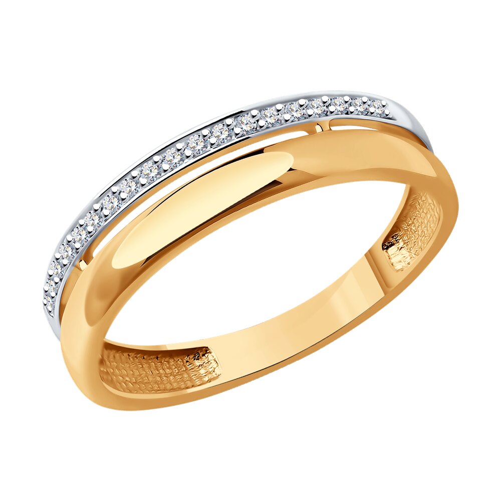 

Кольцо из красного золота р. 18,5 Diamant 51-210-01874-1, бриллиант, 51-210-01874-1