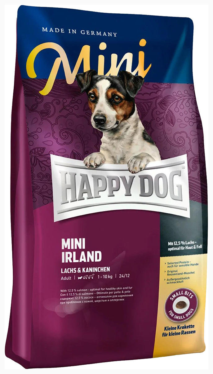 

HAPPY DOG HAPPY DOG SUPREME MINI IRLAND для взрослых собак маленьких пород при аллергии с