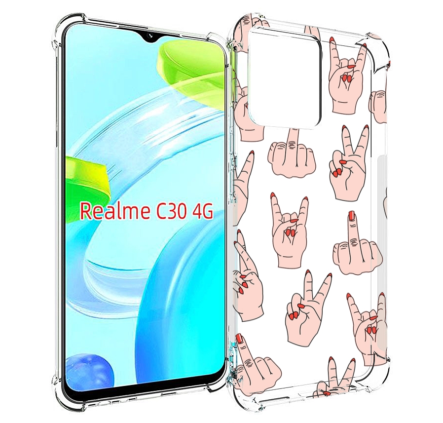 

Чехол MyPads разные-ручки для Realme C30 4G / Narzo 50i Prime, Прозрачный, Tocco