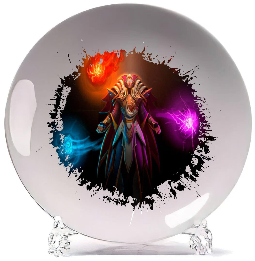 

Тарелка CoolPodarok Dota2 Дота Invoker (3 сферы вокруг)