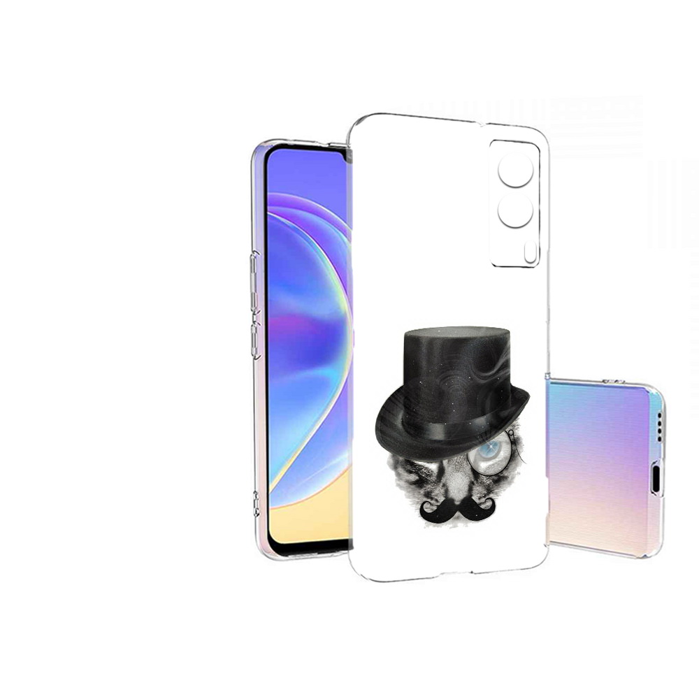 

Чехол MyPads Tocco для Vivo V21E интелегентный кот (PT161736.380.378), Прозрачный, Tocco