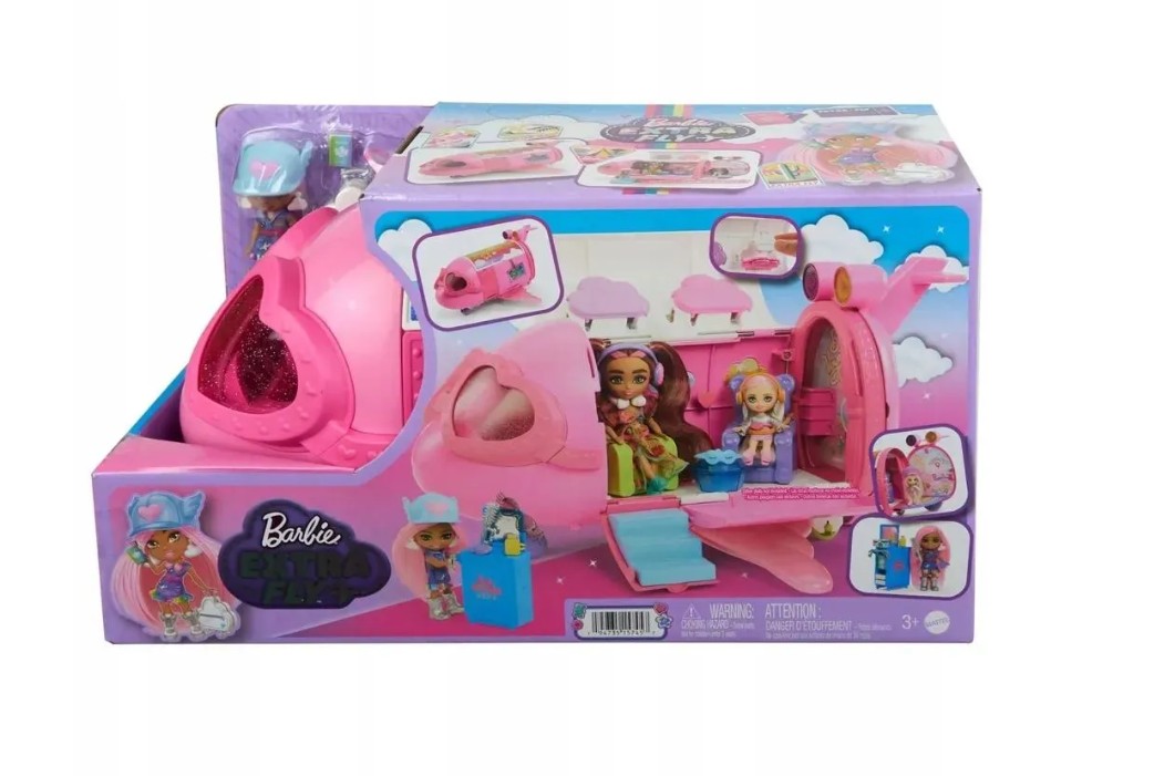 Самолет Mattel Barbie Extra Fly HPF72 9110₽