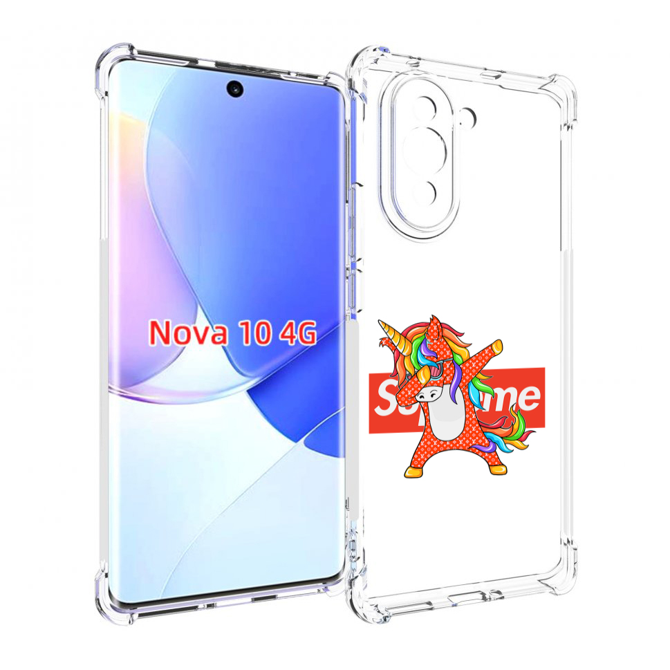

Чехол MyPads Единорог-суприм для Huawei Nova 10, Прозрачный, Tocco