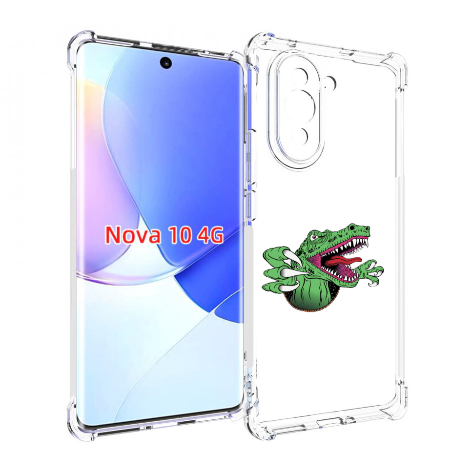 

Чехол MyPads Динозавр для Huawei Nova 10, Прозрачный, Tocco