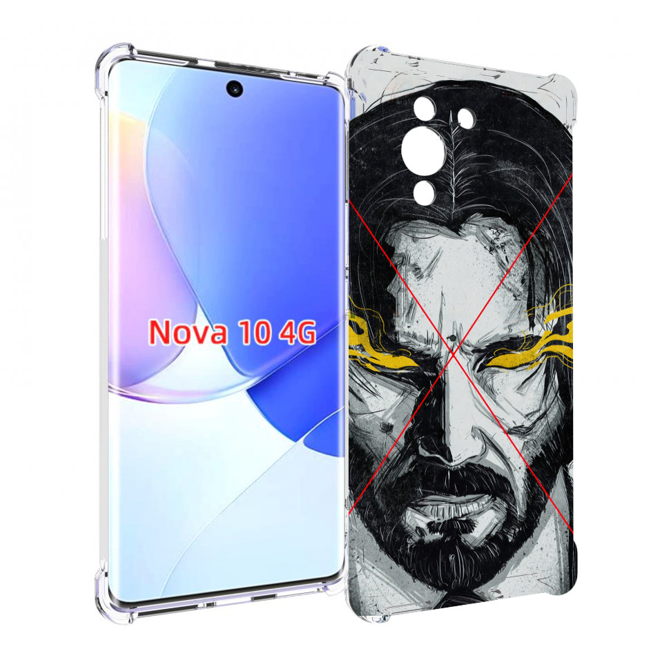 

Чехол MyPads Джон-Уик для Huawei Nova 10, Прозрачный, Tocco