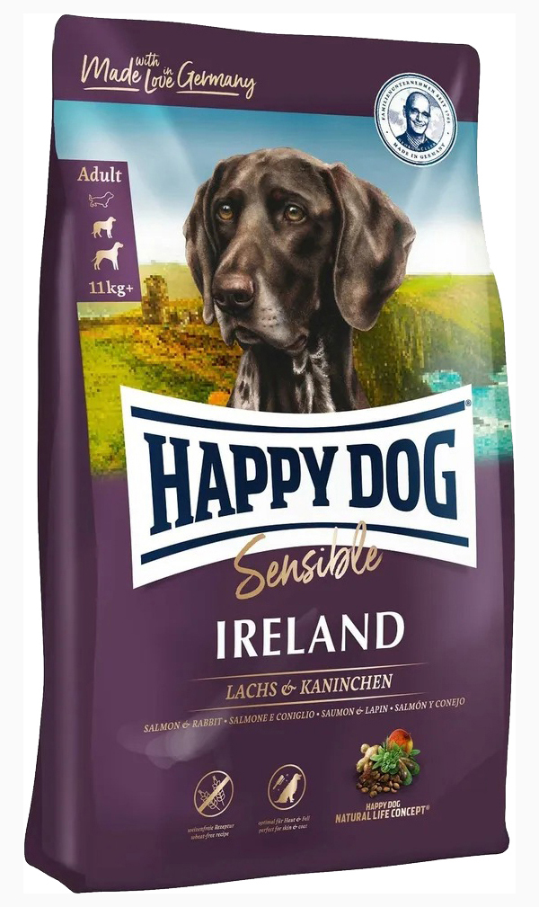 

HAPPY DOG HAPPY DOG SUPREME IRLAND SENSIBLE NUTRITION для взрослых собак всех пород при ал