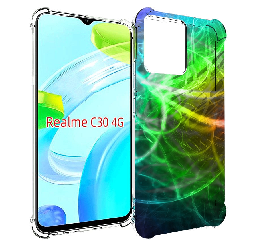 

Чехол MyPads разноцветная-абстракция-линиями для Realme C30 4G / Narzo 50i Prime, Прозрачный, Tocco