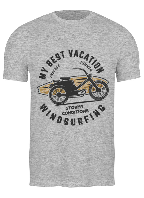 

Футболка мужская Printio My best vacation windsurfing 2789049 белая S, Белый, My best vacation windsurfing 2789049