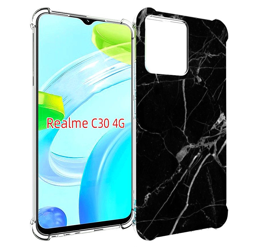 

Чехол MyPads разбитое стекло для Realme C30 4G / Narzo 50i Prime, Прозрачный, Tocco
