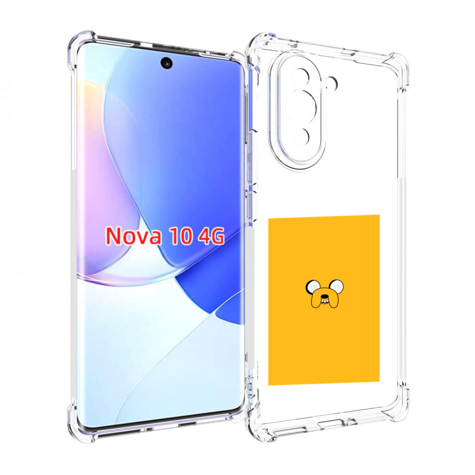 

Чехол MyPads Джейк-время-приключений для Huawei Nova 10, Прозрачный, Tocco