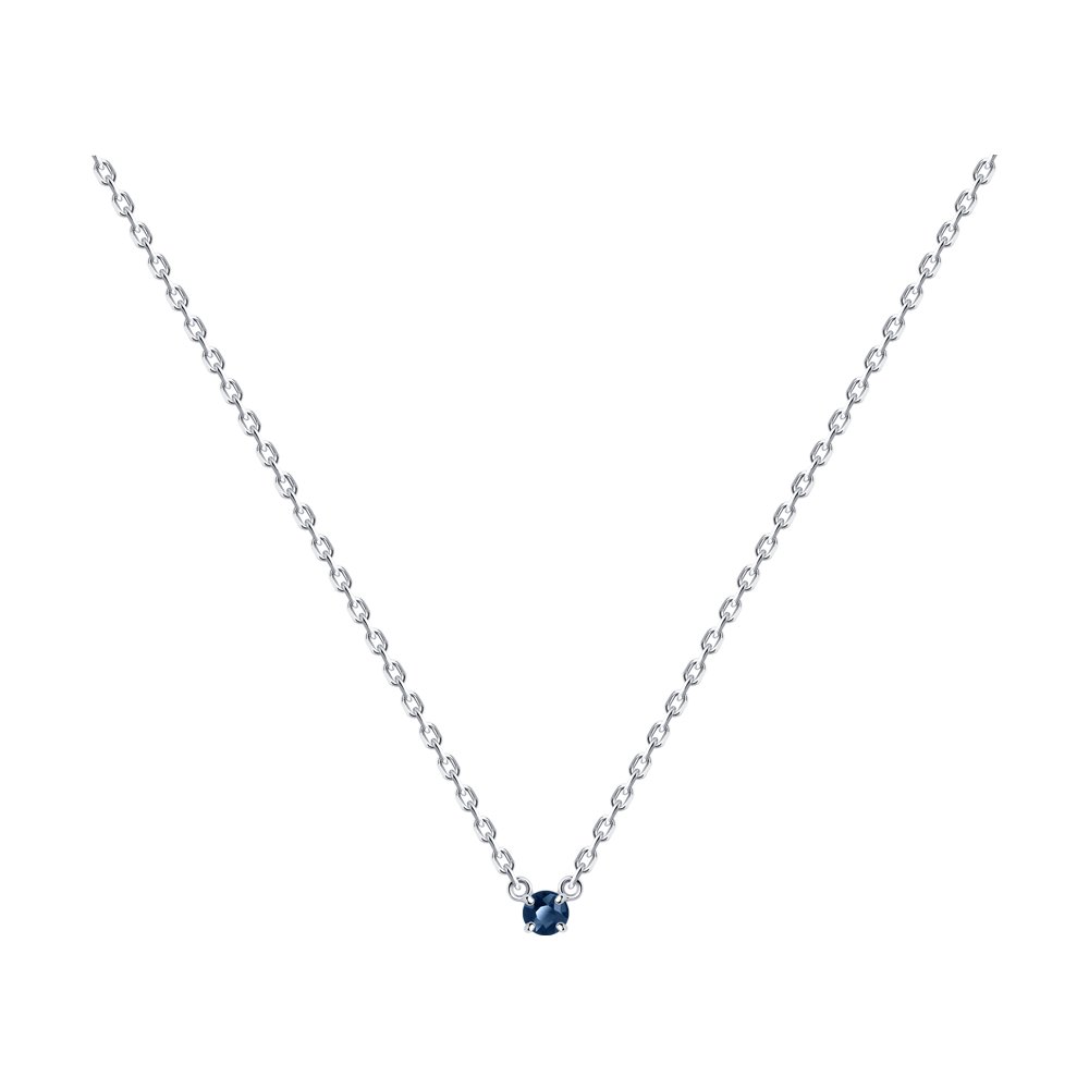 

Колье из серебра с сапфиром 40 см Diamant 94-270-01102-2, 94-270-01102-2
