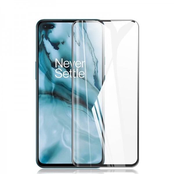 

Полноэкранное закаленное стекло для OnePlus Nord (2шт) (Black)