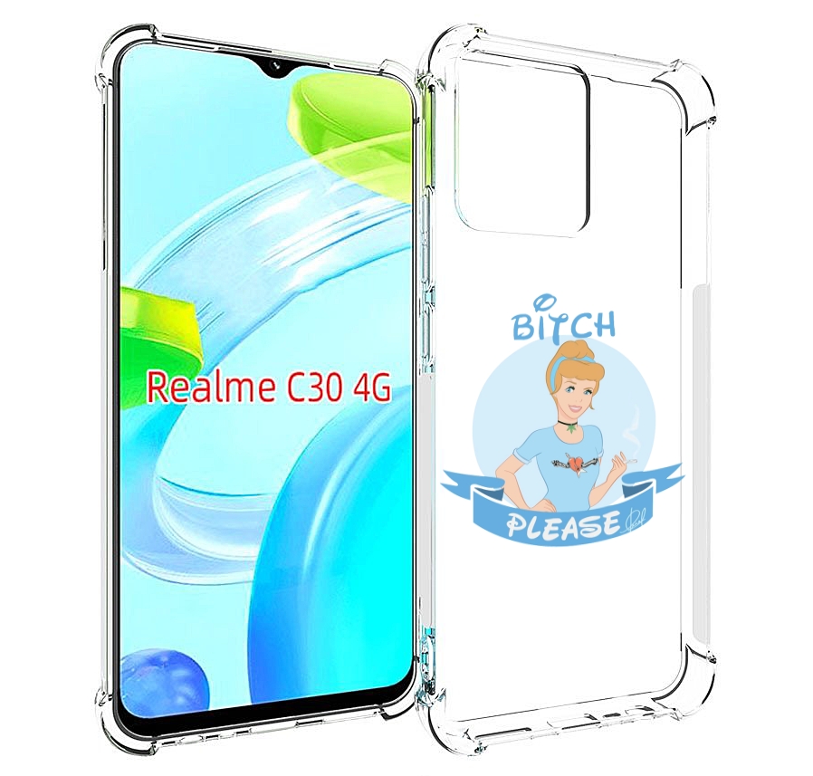 

Чехол MyPads принцесса-эльза женский для Realme C30 4G / Narzo 50i Prime, Прозрачный, Tocco