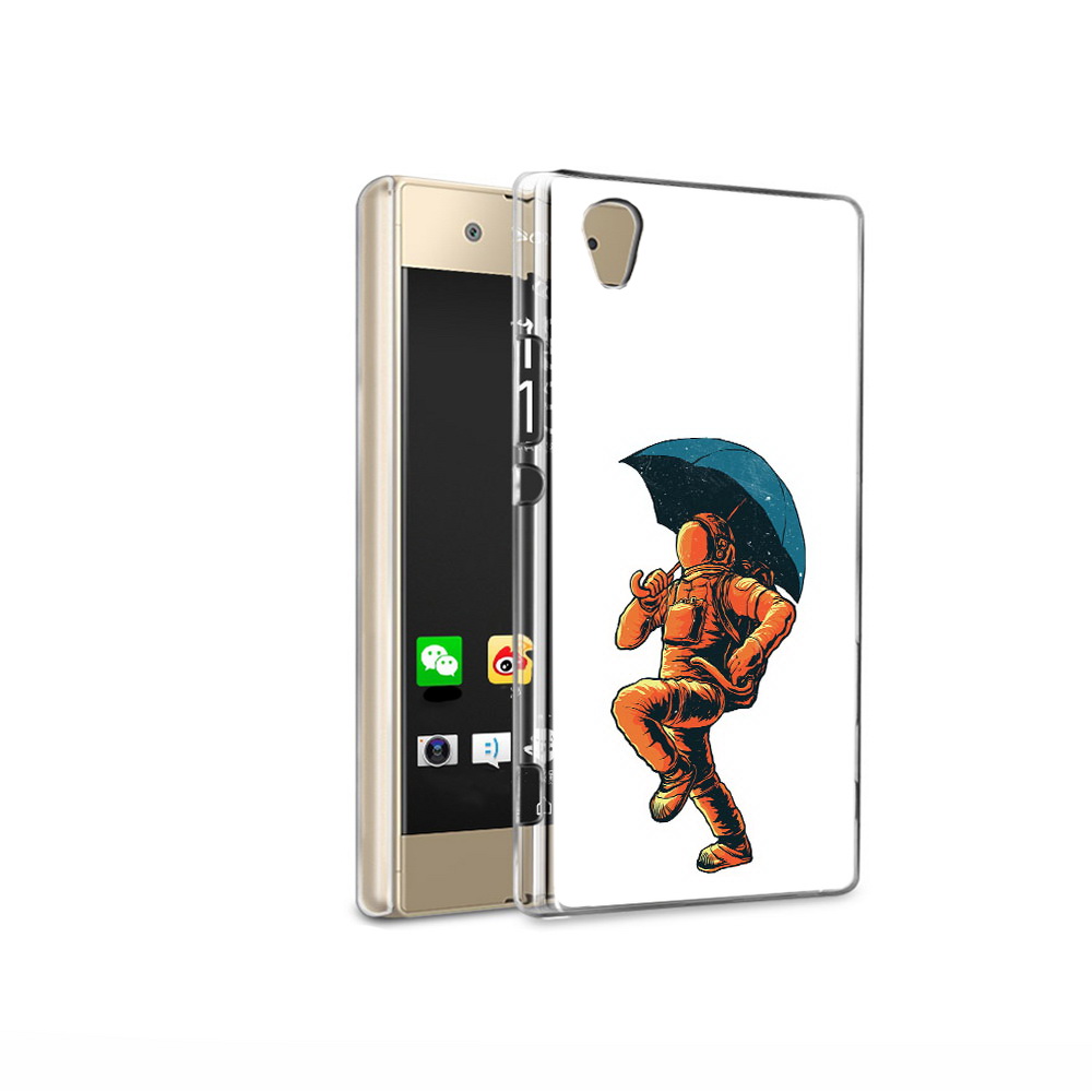 

Чехол MyPads Tocco для Sony Xperia XA1 Ultra шагающий космонавт с зонтом (PT67027.252.695), Прозрачный, Tocco