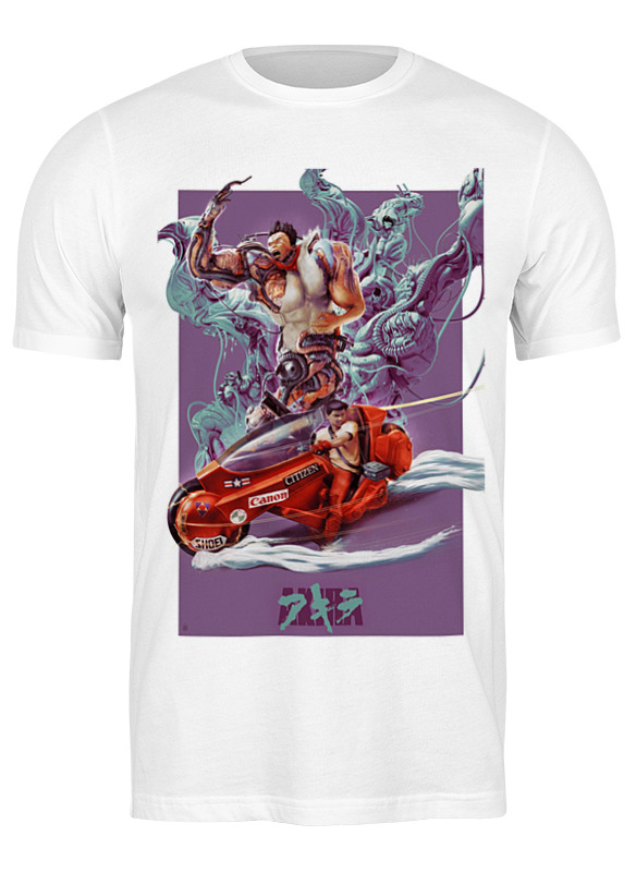 

Футболка мужская Акира / akira 2775929 Printio белая S, Акира / akira 2775929